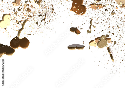 hearts isolated on transpar...