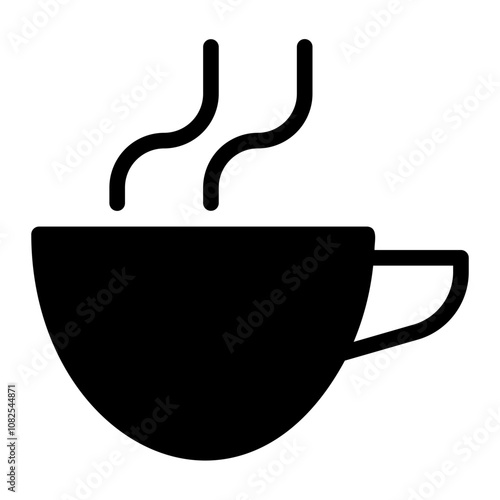 coffee breaks glyph icon