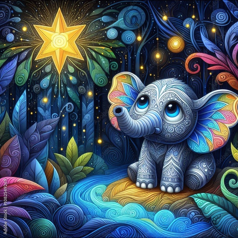 Der kleine Elefant und der Abendstern Der kleine Elefant und der Abendstern