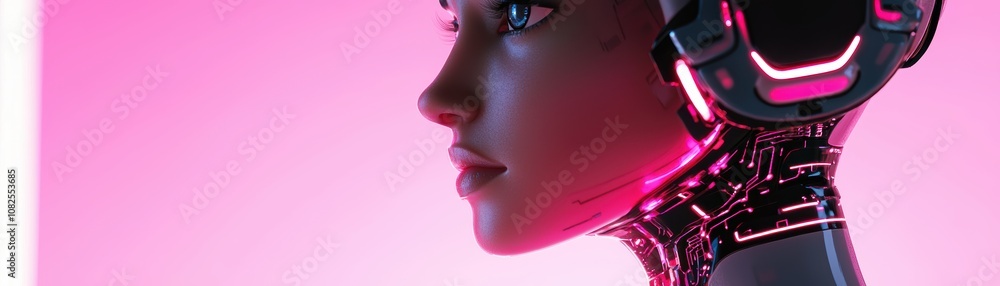 Futuristic ai therapist analyzing human emotions digital studio concept art neon environment close-up view technology Futuristic ai therapist analyzing human emotions digital studio concept art neon environment close-up view technology