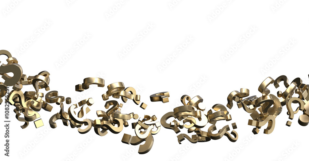 question marks background. 3d Illustration question marks background. 3d Illustration