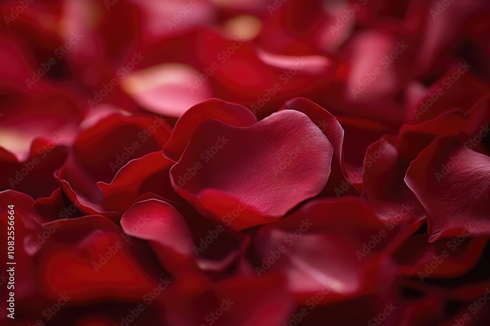 Red flower petals Red flower petals
