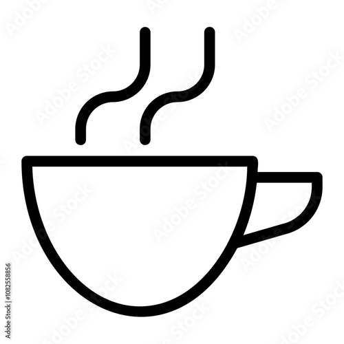 coffee breaks line icon