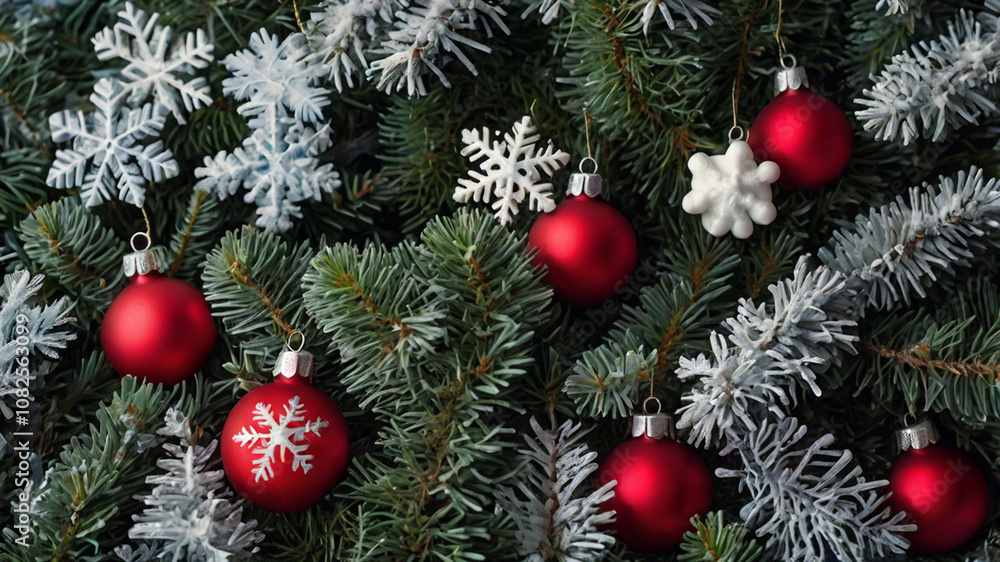 christmas background with fir branches and cones christmas background with fir branches and cones