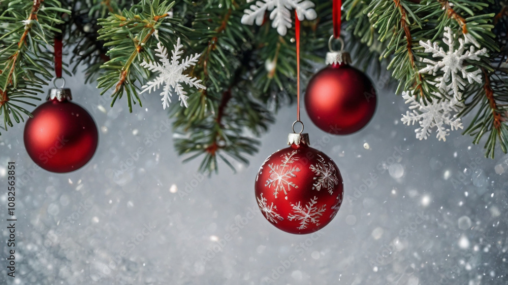christmas background with fir branches and cones christmas background with fir branches and cones