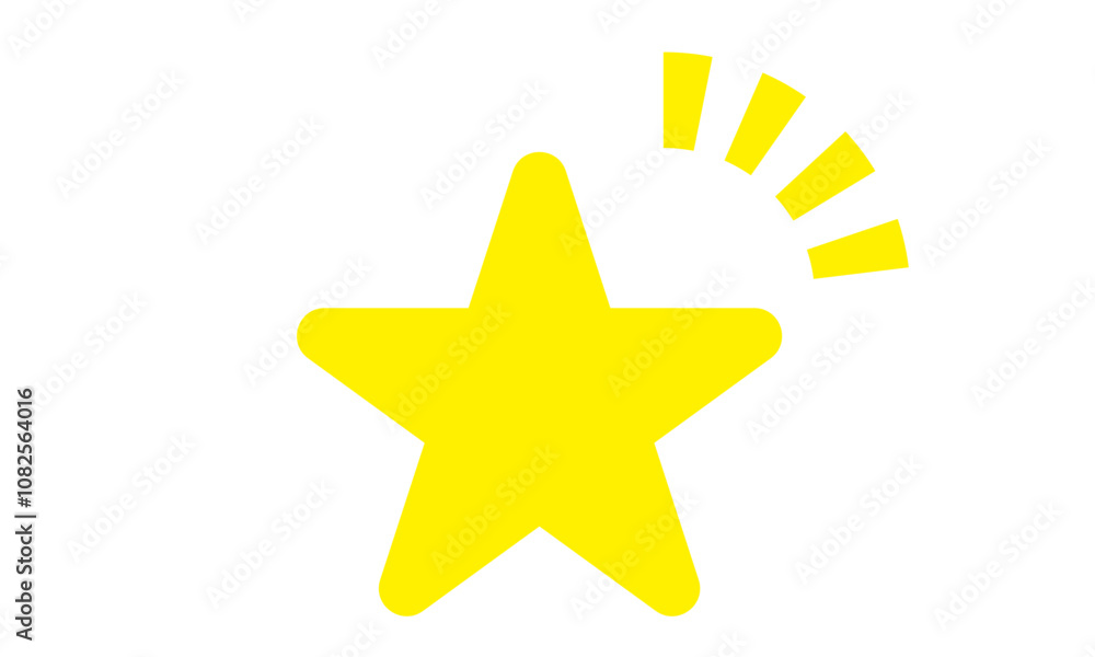 Obraz premium キラキラ星 アイコン