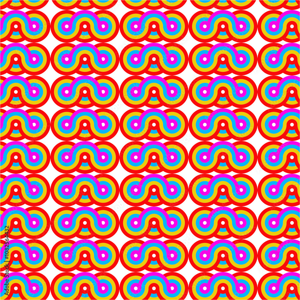 A colorful pattern design art A colorful pattern design art