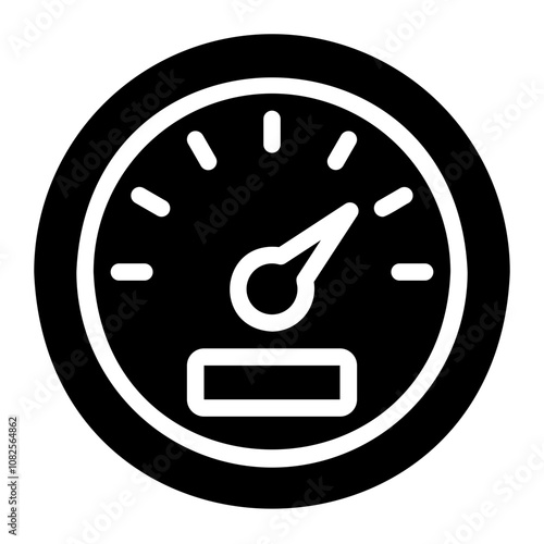 barometer glyph icon