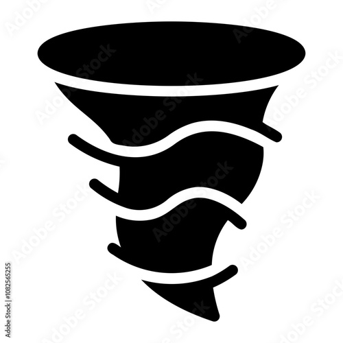 tornado glyph icon