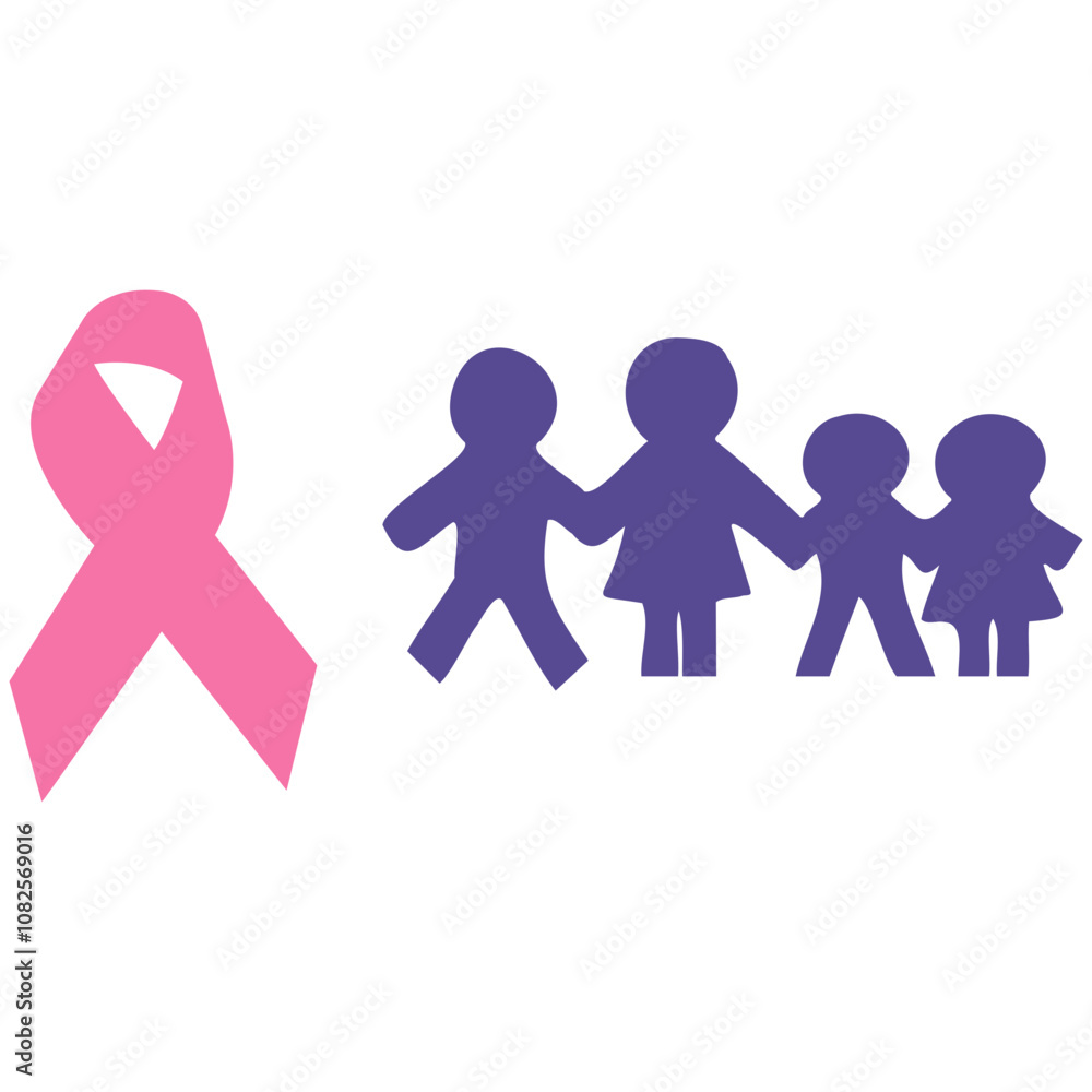 World Cancer Day. Hand with ribbon of World Cancer Day. World Cancer Day. Hand with ribbon of World Cancer Day.