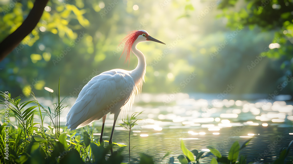 Naklejka premium Feathered Wonders: Celebrating the Diverse Avian Beauties of Our Earth on National Bird Day