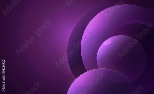 Rich dark purple gradient with a minimalistic and simple design