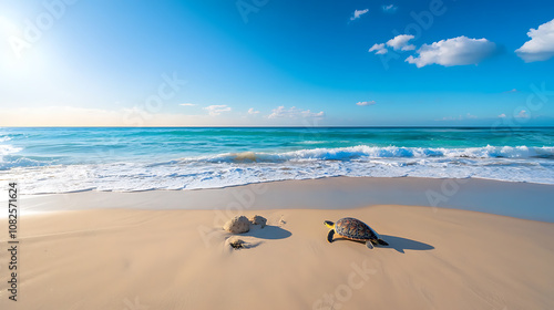 Conservation efforts ensure protection of sea turtle nesting areas photo