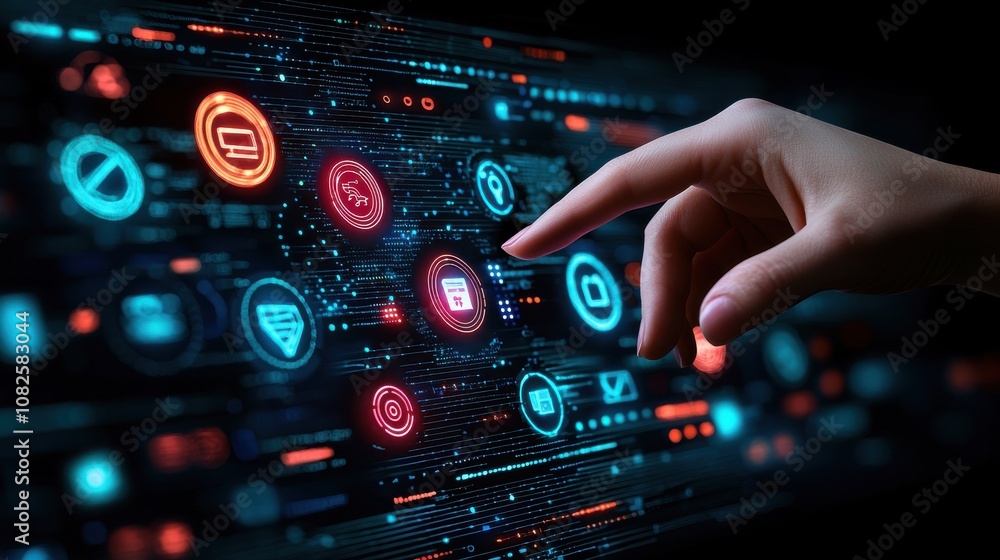 It professional monitoring data security in cloud digital environment interactive display cybersecurity concepts It professional monitoring data security in cloud digital environment interactive display cybersecurity concepts