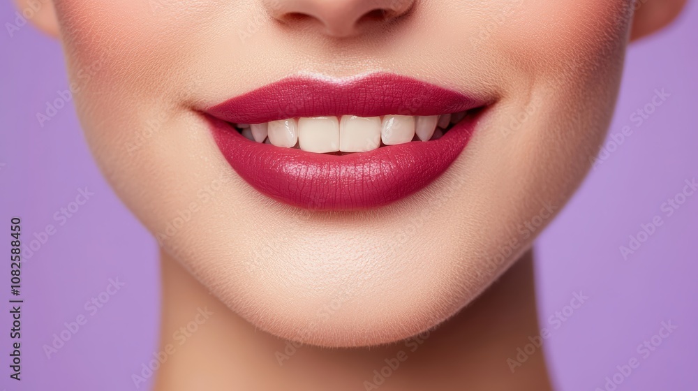 Fototapeta premium Closeup of a smile