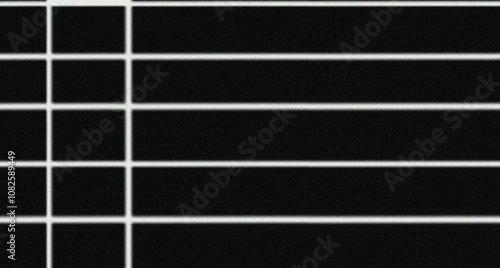 Gradient dark Grey Black White Monochrome Abstract Background with Noise Grainy Texture. For poster, banner, flyer and presentation.