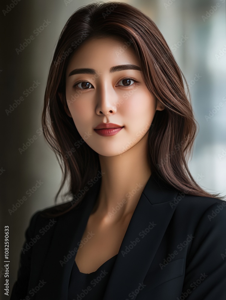 Portrait of an Asian girl. Portrait of an Asian girl.