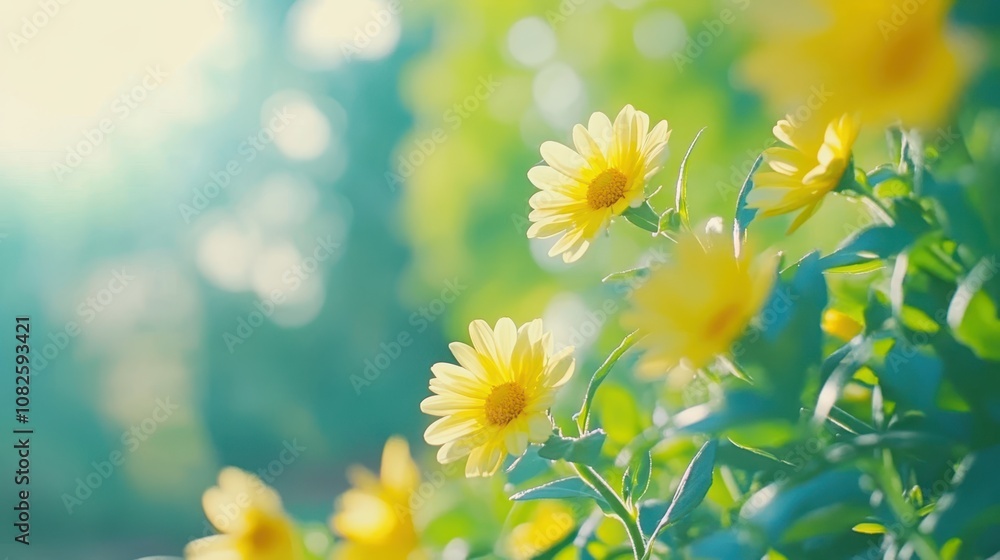 A field of vibrant yellow flowers in soft morning light, creating a peaceful, refreshing outdoor scene with a natural glow. Concept: tranquility, nature. A field of vibrant yellow flowers in soft morning light, creating a peaceful, refreshing outdoor scene with a natural glow. Concept: tranquility, nature.