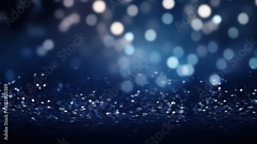 Wallpaper Mural Blue Christmas Service Abstract bokeh background with blue and white light effects Torontodigital.ca