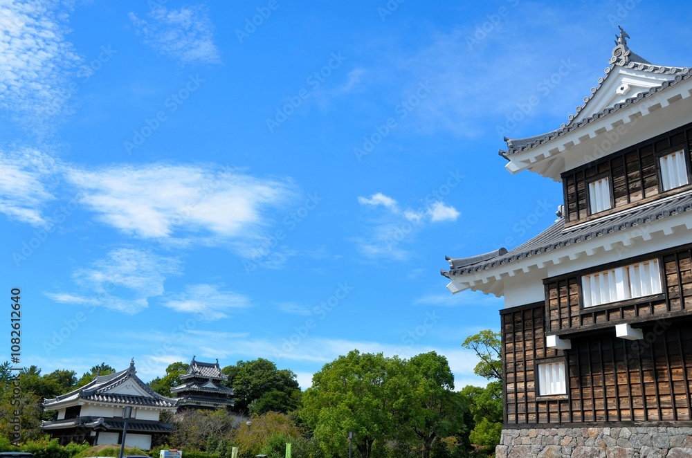 西尾城 二之丸丑寅櫓・本丸丑寅櫓・鍮石門