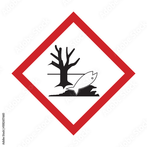 Symbol of chemicals dangerous for the environment