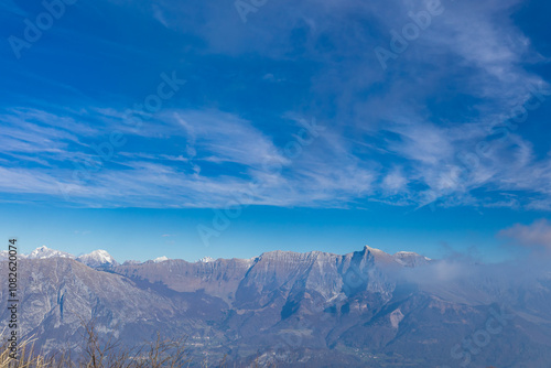 Mount Matajur in an autumn day