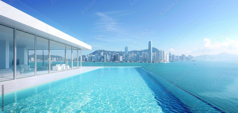 The luxury rooftop terrace features a stunning pool that offers breathtaking views of the city skyline, creating the perfect oasis for relaxation and enjoyment. The luxury rooftop terrace features a stunning pool that offers breathtaking views of the city skyline, creating the perfect oasis for relaxation and enjoyment.