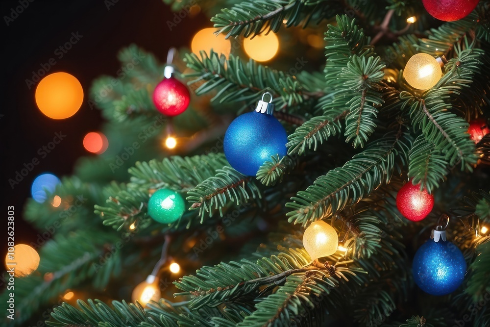empty christmas table background with christmas tree out of focus for product display montage empty christmas table background with christmas tree out of focus for product display montage