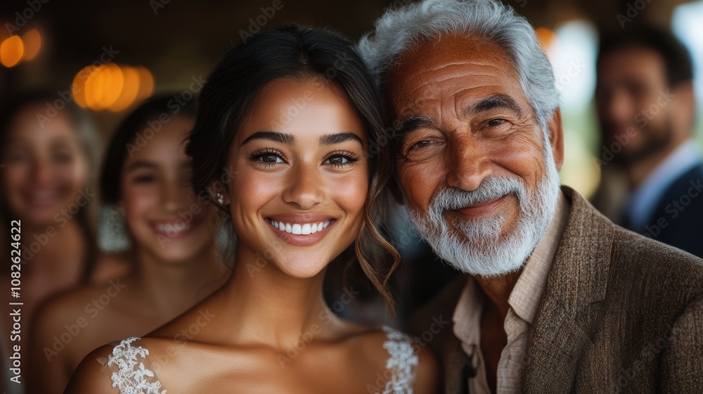 A multi generational family gathered for a special celebration, all dressed in semi-formal attire, posing for a portrait with smiles and a sense of togetherness. Generative AI A multi generational family gathered for a special celebration, all dressed in semi-formal attire, posing for a portrait with smiles and a sense of togetherness. Generative AI