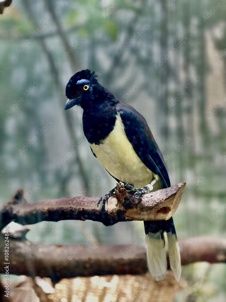 Naklejka premium Black-capped kingfisher
