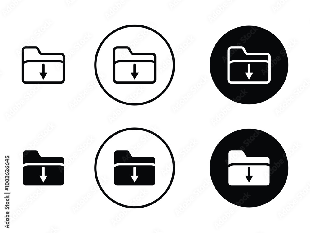 minimal download icon button. Folder icon. Down arrow bottom side symbol. Upload icon. Click here button. Save cloud icon push button for UI UX, website, minimal download icon button. Folder icon. Down arrow bottom side symbol. Upload icon. Click here button. Save cloud icon push button for UI UX, website,