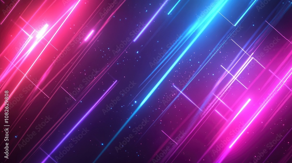 Abstract Digital Artwork Featuring Glowing Neon Lines in Vibrant Pink, Purple, and Blue Hues. Ideal for Futuristic Tech-Themed Backgrounds, Digital Art, and Cyberpunk-Inspired Designs Abstract Digital Artwork Featuring Glowing Neon Lines in Vibrant Pink, Purple, and Blue Hues. Ideal for Futuristic Tech-Themed Backgrounds, Digital Art, and Cyberpunk-Inspired Designs
