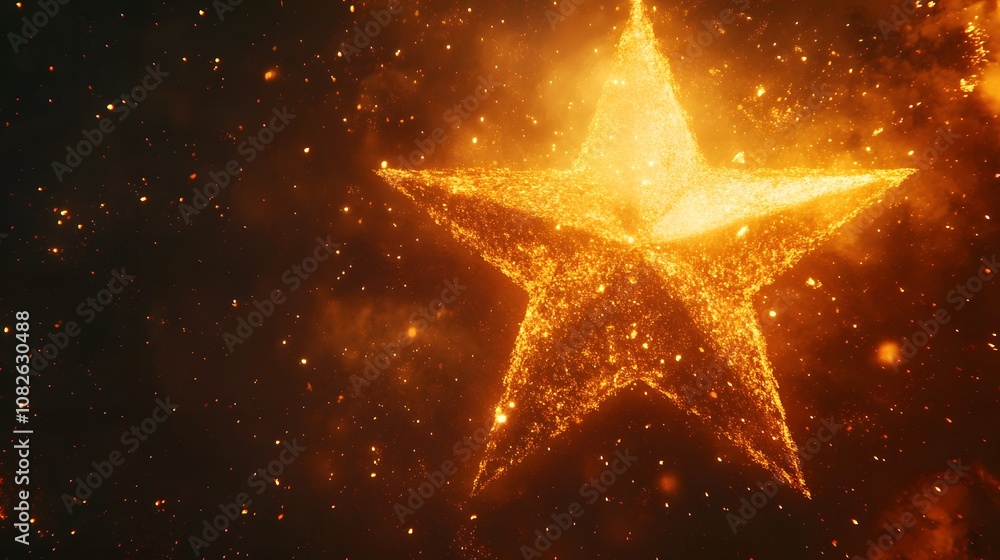 A textured graphic depicting a shining star on the rise, with layered, warm tones that emphasize ambition and success. Cinematic Scene, 4k resolution, cinematic scene A textured graphic depicting a shining star on the rise, with layered, warm tones that emphasize ambition and success. Cinematic Scene, 4k resolution, cinematic scene