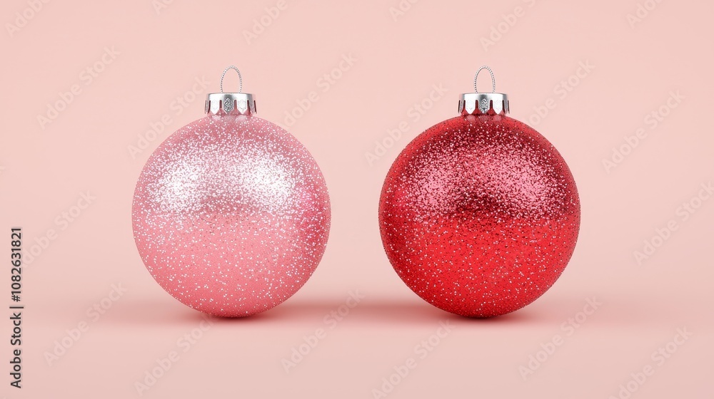 Enhance your holiday spirit with sparkling christmas decoration icons featuring classic ornaments Enhance your holiday spirit with sparkling christmas decoration icons featuring classic ornaments