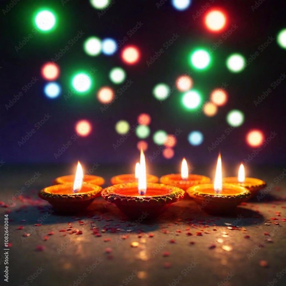 diwali lights, selective focus diwali lights, selective focus
