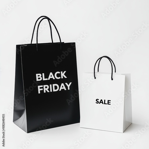 Black Friday sale event promotion poster. photo