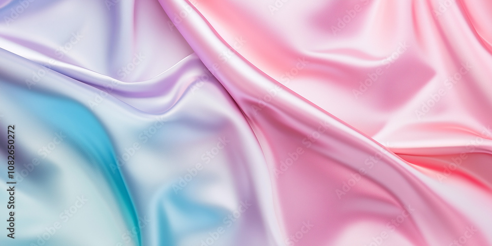 Fototapeta premium Vibrant Iridescent Neon Background With Holographic Abstract Patterns