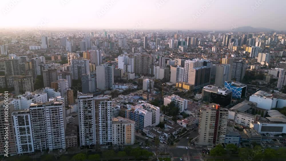 Urban Landscape Captured from Above, Featuring Dense Buildings and a Calm Atmosphere Urban Landscape Captured from Above, Featuring Dense Buildings and a Calm Atmosphere