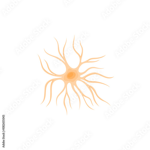 Vector illustration of Astrocyte