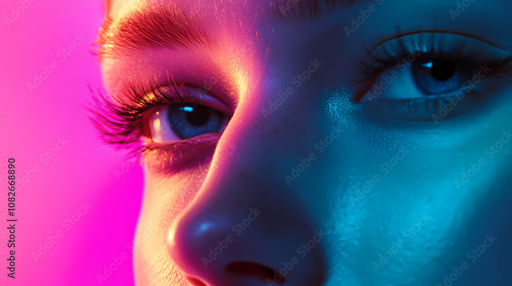 Fototapeta premium two color gradient