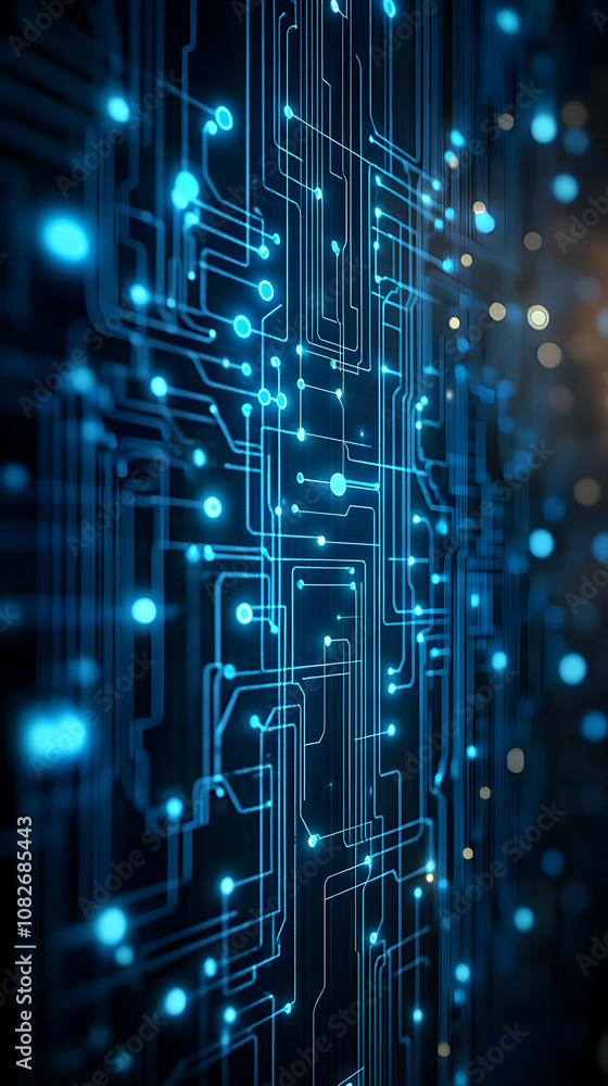 Abstract Background - Circuit Board Technology Network Data Abstract Background - Circuit Board Technology Network Data