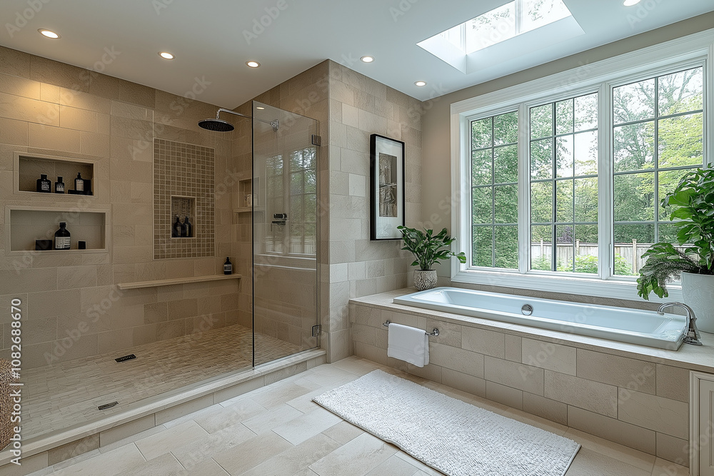 salle de bain, douche, baignoire, vasque, cocooning, intérieur 3D réaliste, HDR, photographie immobilière, décoration, tendance, architecte, design, mode, élégant, fonctionnel, chaleureux salle de bain, douche, baignoire, vasque, cocooning, intérieur 3D réaliste, HDR, photographie immobilière, décoration, tendance, architecte, design, mode, élégant, fonctionnel, chaleureux