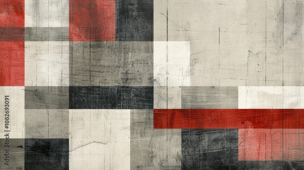 Minimalist geometric design with intersecting lines and shapes Minimalist geometric design with intersecting lines and shapes