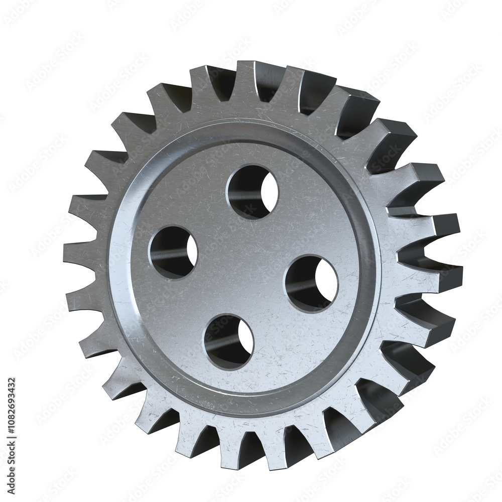 gear wheel on transparent background