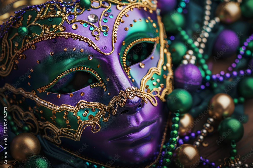 Beautiful greeting card with bright holiday composition for happy celebrate mardi gras Beautiful greeting card with bright holiday composition for happy celebrate mardi gras
