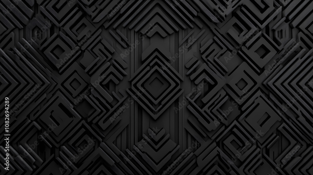 Modeen minimalistic black cubic abstract geometric shapes background wallpaper 3d render illustration. Exquisite. Illustration Modeen minimalistic black cubic abstract geometric shapes background wallpaper 3d render illustration. Exquisite. Illustration