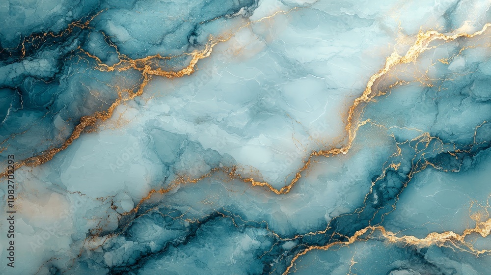 A textured abstract background featuring blue and gold marbled patterns. A textured abstract background featuring blue and gold marbled patterns.