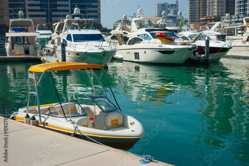  Yacht Club in Dubai Marina. UAE. November 16, 2012