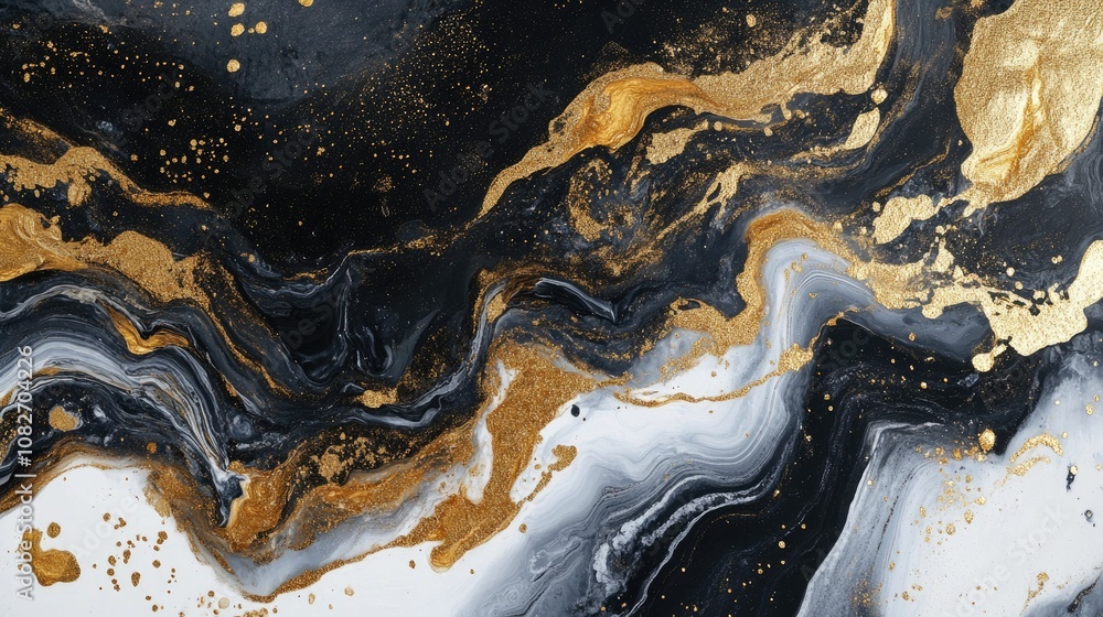 Abstract Black and Gold Marble Swirl Design Featuring Bold Metallic Accents and Flowing Patterns Suitable for Modern Art and Design Aesthetics Abstract Black and Gold Marble Swirl Design Featuring Bold Metallic Accents and Flowing Patterns Suitable for Modern Art and Design Aesthetics