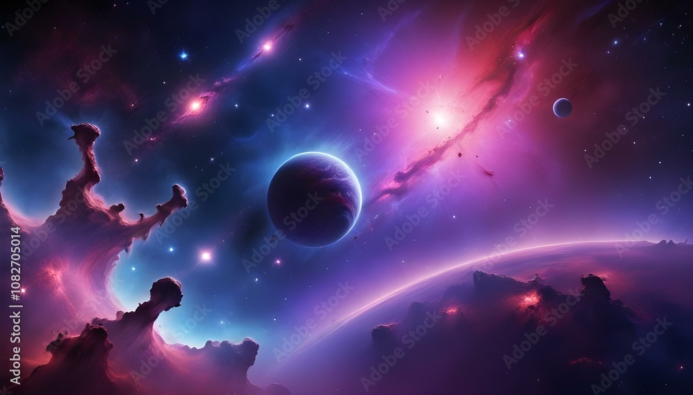 planet in space